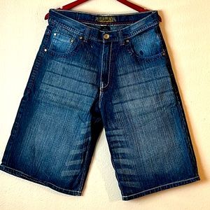 Mecca Apparel Blue Denim Shorts